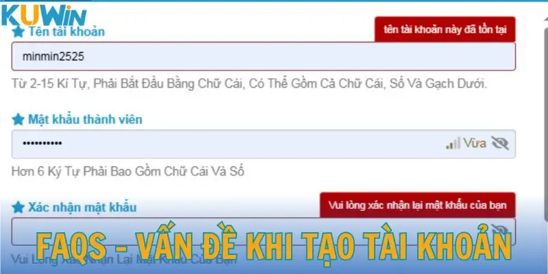 Những câu hỏi thường gặp về quy trình tạo tài khoản